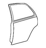 6700433150 - Body: Door Shell for Lexus: ES300, ES330 Image