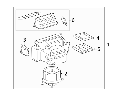 Blower Motor & Fan for 2015 Lexus LS460 #0