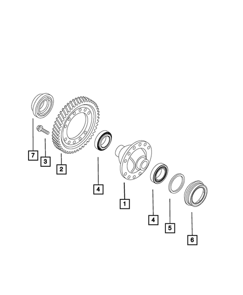 Differential for 2016 Fiat 500X #0