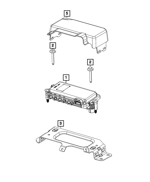 4672644AJ - Electrical: Forward Facing Camera for Mopar Image image