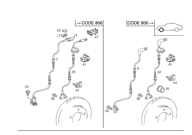135457928 - Electrical Equipment and Instruments: Plug Pin for Mercedes-Benz: 190, 190D, 190E, 200, 200D, 220D, 230, 240D, 260E, 280, 280C, 280CE, 280E, 280S, 280SE, 280SEL, 300CE, 300D, 300E, 300SD, 300SE, 300SEL, 300SL, 300TD, 300TE, 350SL, 380SE, 380SEC, 380SEL, 380SL, 380SLC, 400E, 400SE, 400SEL, 450SE, 450SEL, 450SL, 450SLC, 500E, 500SEC, 500SEL, 500SL, 560SEC, 560SEL, 560SL, 600SEL, 600SL, C220, C230, C280, C43 AMG, CLK430, E420, E430, G55 AMG, S420, SL320 Image image