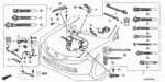 32111RBBA51 - Engine: SUB-WIRE, STARTER for Acura Image
