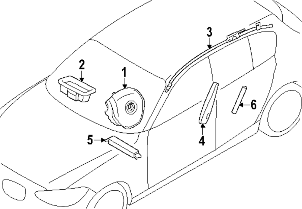 Ft Seat Air Bag - BMW (72-12-9-459-691)