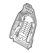 52107411577 - Body: Seat Back Frame for BMW: i3, i3s Image