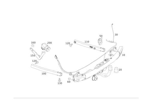 Trailer Coupling for 2012 Mercedes-Benz E550 #0