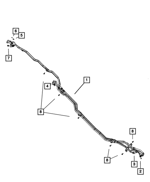 Air Conditioner and Heater Plumbing for 2012 Dodge Grand Caravan #2