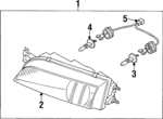 2607581F00 - : Composite Headlamp for Nissan Image