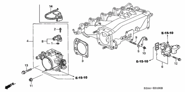 Throttle Body for 2002 Honda S2000 #0