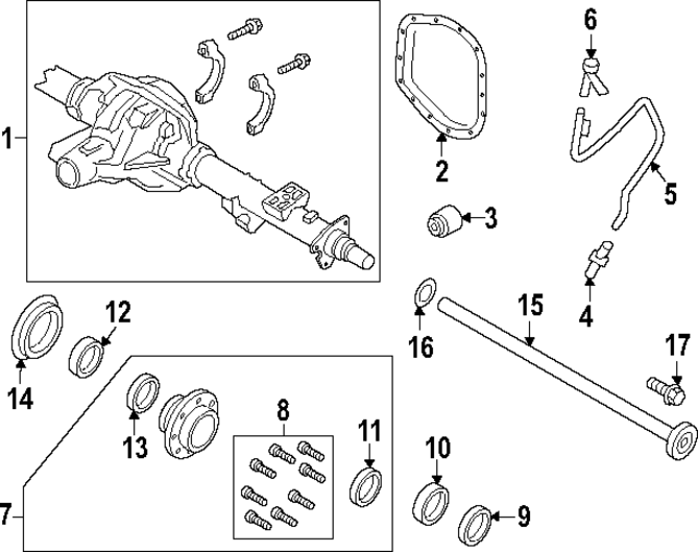 PC3Z4010F - Suspension: Axle Housing for Ford Image