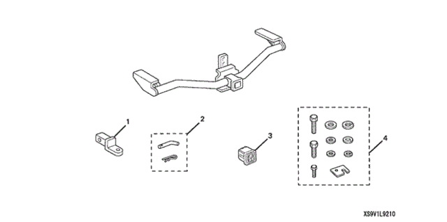 Trailer Hitch (2) for 2006 Honda Pilot #0