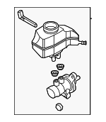 3Q1614019E - Body: Master Cylinder for Volkswagen Image