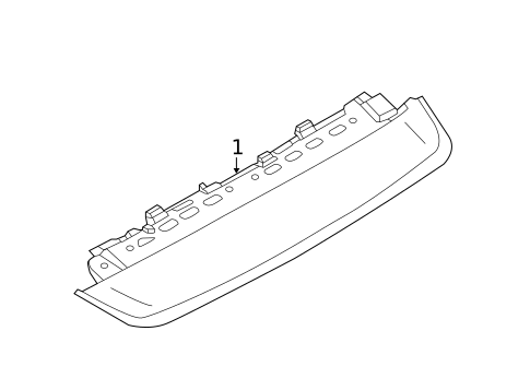 High Mounted Stop Lamp for 2019 BMW 430i Gran Coupe #0