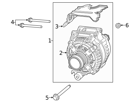 Alternator for 2017 Jeep Cherokee #0