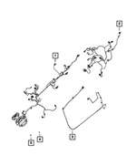 68263834AA - Electrical: Front Door Wiring, Right for Ram: 3500 Image