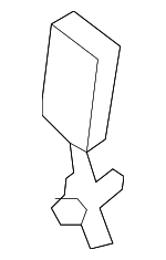CCY357680A02 - Body: Seat Belt Receptacle for Mazda Image