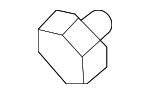 B45A56146A - Body: Deflector Fastener for Mazda Image