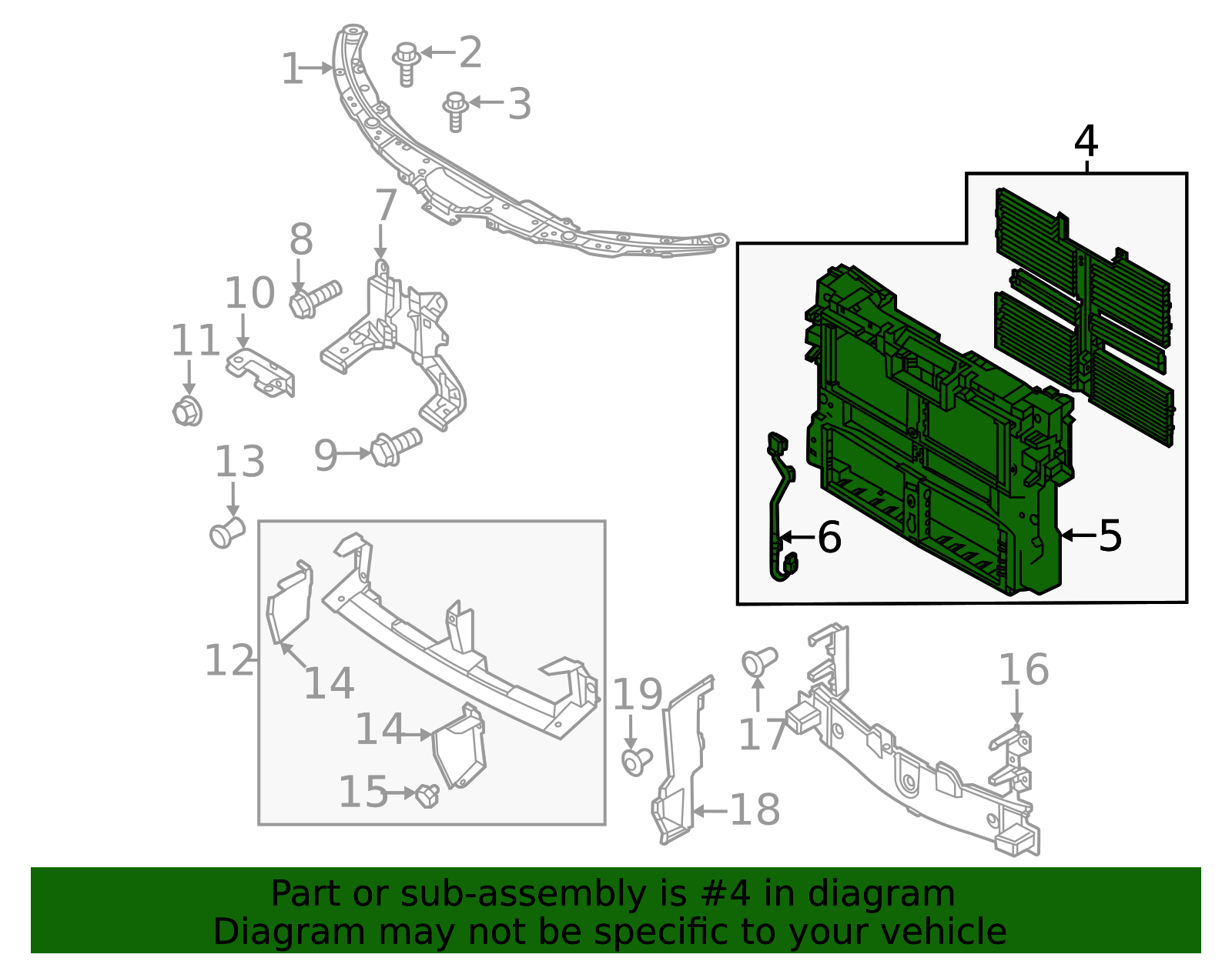 2023-2025 Mazda CX-50 Shutter Assembly VC88-53-100A | OEM Parts Online