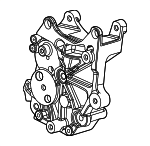 12702537 - : Mount Bracket for Chevrolet: Silverado 2500 HD, Silverado 3500 HD | GMC: Sierra 2500 HD, Sierra 3500 HD Image