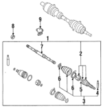 3920430R00 - : Shaft for Nissan: Axxess Image
