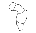 T4A1664 - Body: Hinge Pillar Reinforced Insulator for Jaguar Image