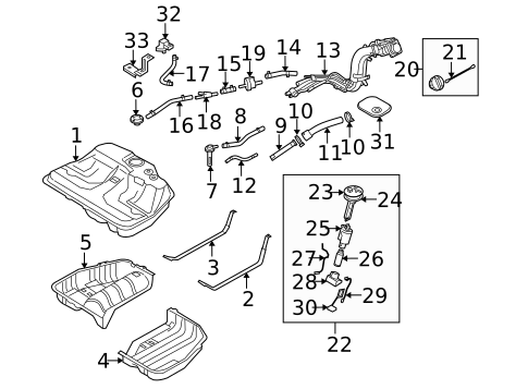 Filters for 2005 Kia Amanti #1