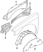 8970849573 - : Battery Tray for Isuzu Image