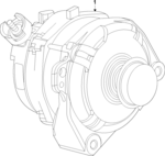 13561045 - : Alternator for Chevrolet: Express 4500, Silverado 2500 HD, Silverado 3500 HD | GMC: Sierra 2500 HD, Sierra 3500 HD Image