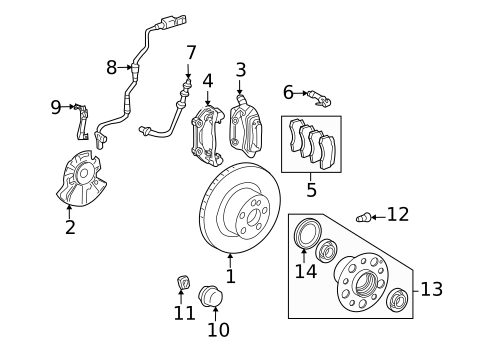 Front Brakes for 2016 Mercedes-Benz E63 AMG S #2