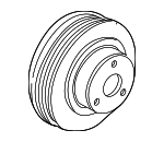XW4Z8509AA - Cooling System: Pulley for Ford: Thunderbird | Lincoln: LS Image