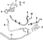 1294601624 - : Power Steering Cooler Tube for Mercedes-Benz Image