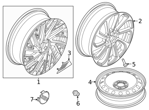 Wheel for 2024 Lincoln Nautilus #0