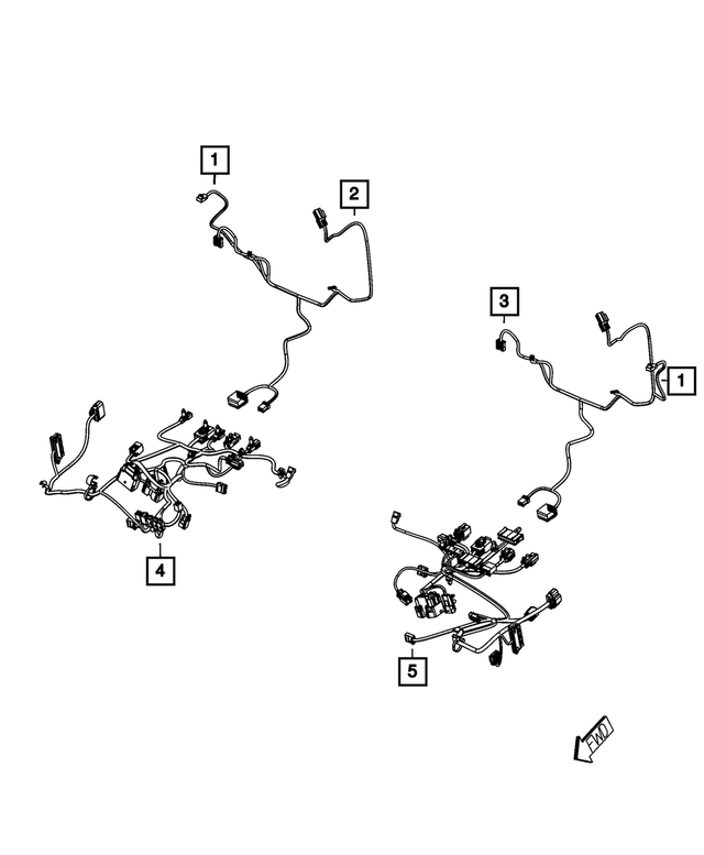68223323AA - : Jumper Wiring for Mopar Image