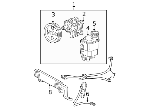 Pump & Hoses for 2007 Dodge Ram 1500 #0