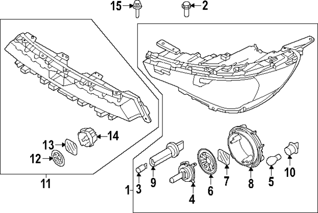 92101K0620 - : Composite Assembly for Kia Image