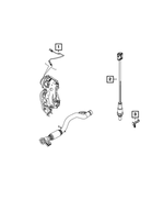 68502222AA - Electrical: Oxygen Sensor, Upstream Exhaust for Mopar Image