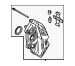 34116891303 - Brakes: Disc Brake Caliper for BMW Image