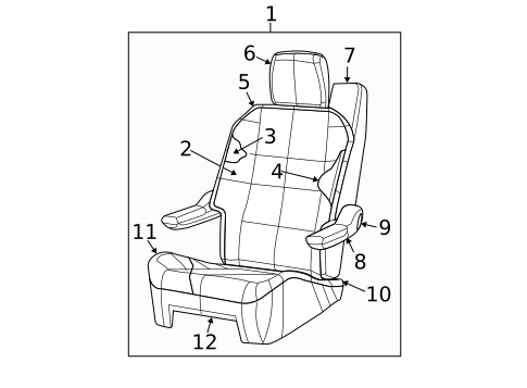 Second Row Seats for 2009 Dodge Grand Caravan #5