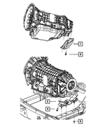 5147020AB - 2-Mode Hybrid Transmission; Automatic Transmission: Transmission Mount Bracket for Mopar Image