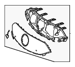 2978805802 - Body: Grille for Mercedes-Benz Image