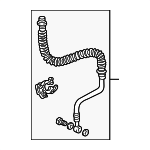 SHB000581 - : 2002-2005 Land Rover Freelander - Brake Hydraulic Hose for Land Rover: Freelander Image