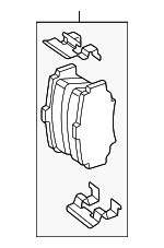 LR021899 - : Brake Pads Front for Land-Rover Image