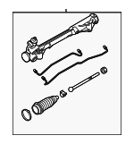 STG448RM - Steering: Motorcraftâ„¢ Gear Assembly for Ford: Flex, Taurus | Lincoln: MKT Image