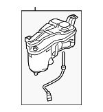 LR060349 - Cooling System: Reservoir Tank for Land Rover: Discovery Sport, Range Rover Evoque Image