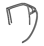 13292081 - : Run Weather-Strip for Saab: 9-5 Image