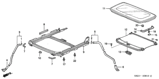 Sliding Roof (1) for 2002 Honda Accord #0