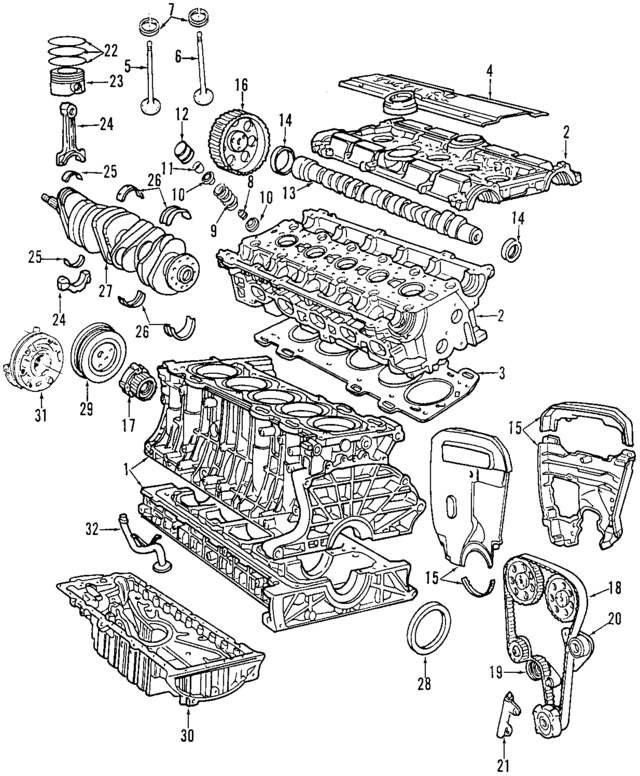 8252302 - Engine: Cylinder Head for Volvo Image