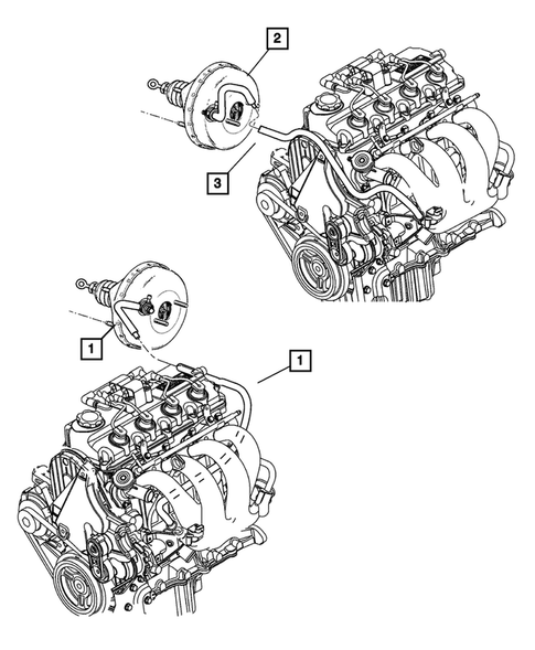 Power Brake Booster for 2004 Dodge Neon #2