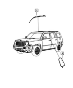 68146235AB - Restraints: Seat Air Bag, Left for Jeep: Compass, Patriot Image