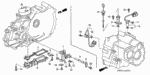 24412PR9000 - Transmission - Automatic: LEVER, CONTROL for Acura Image