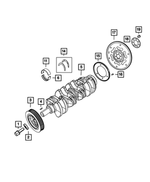 4884877AB - 2.4L Gas; Engine: Washer for Mopar Image image